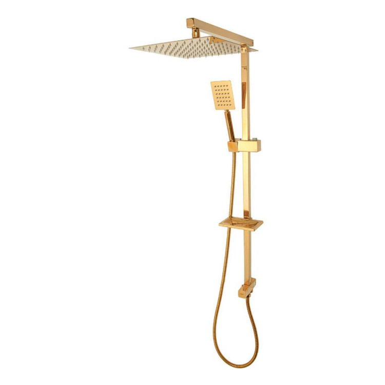 دوش حمام راسان مدل ارام رنگ طلایی