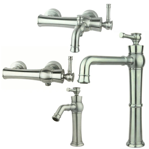 ست شیرآلات راسان مدل الیزه کروم مات